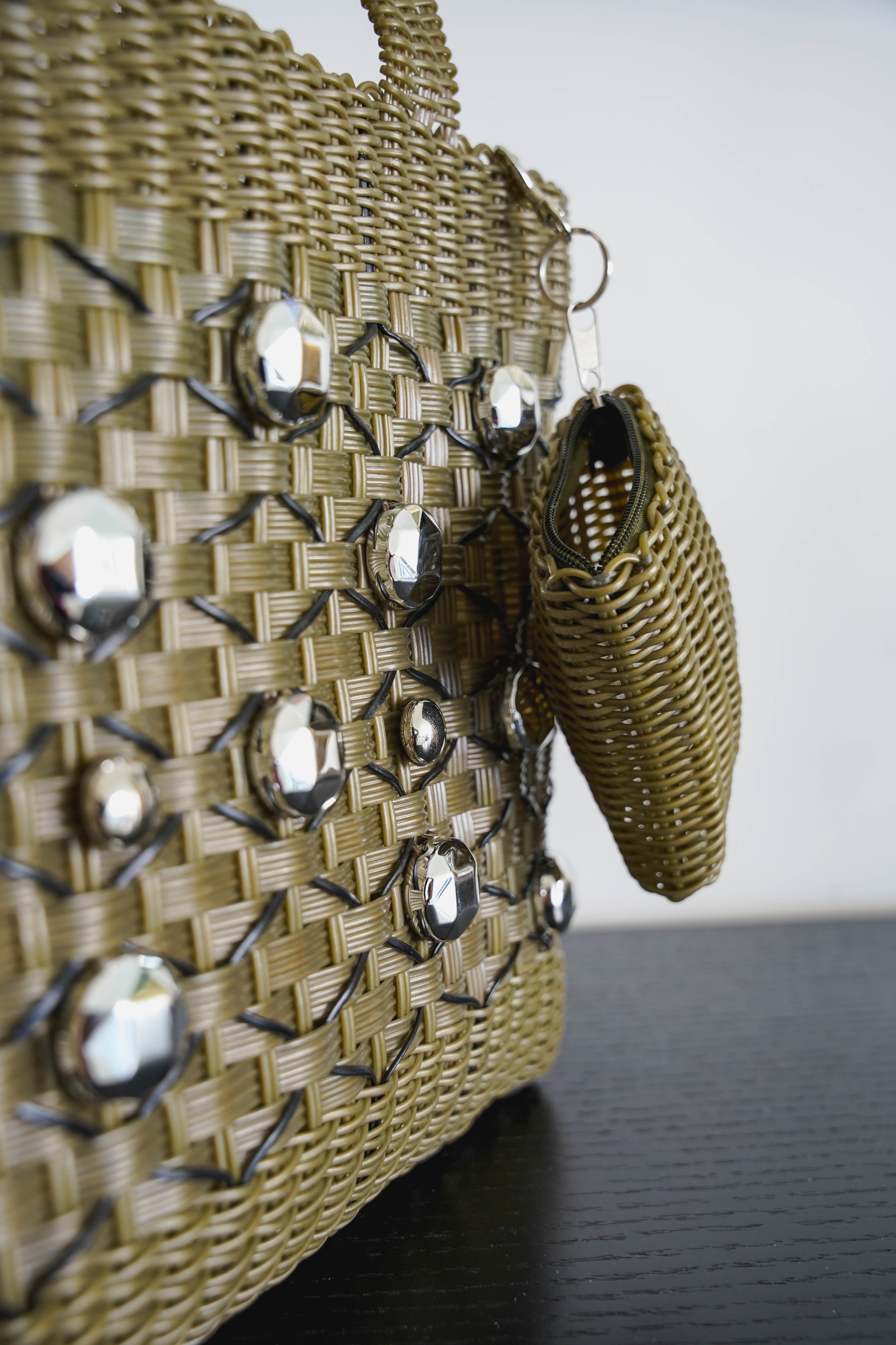 Everyday Tote Silver Beads