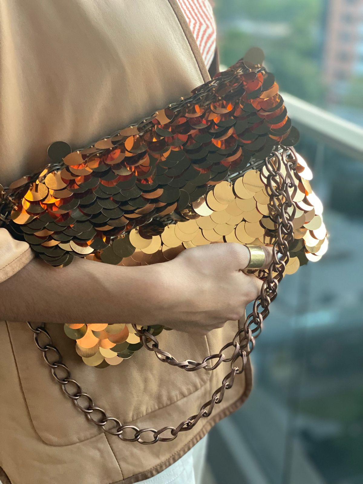 Gold Clutch