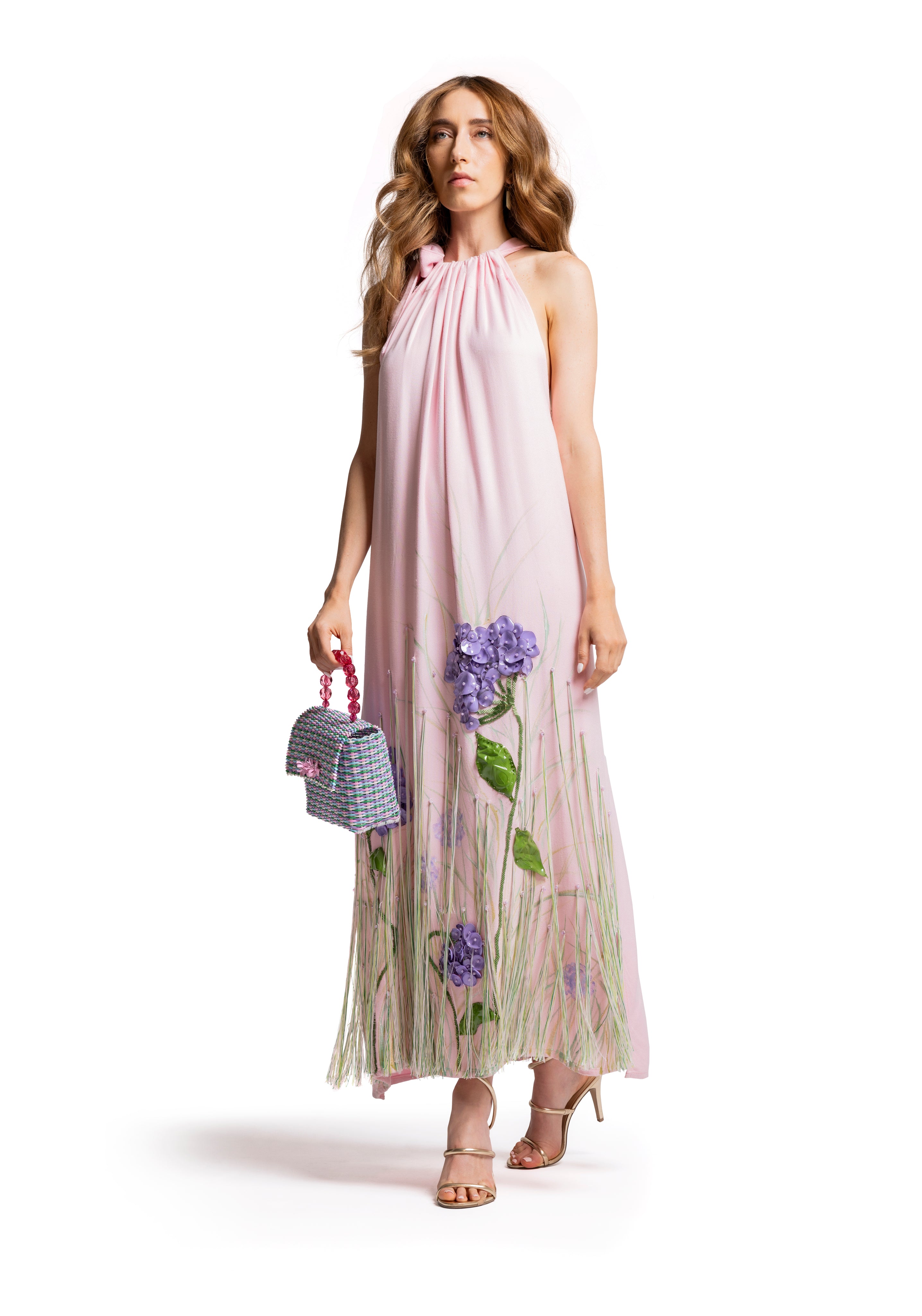 Hydrangeas Long Dress (PRE-ORDER ONLY)